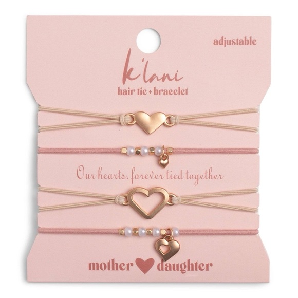 kilani Accessories - Mother/Daughter Hair Tie Bracelet Set
